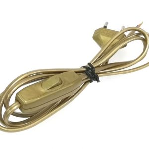 Cablaggio Per Lume Dorato 200cm con Interruttore